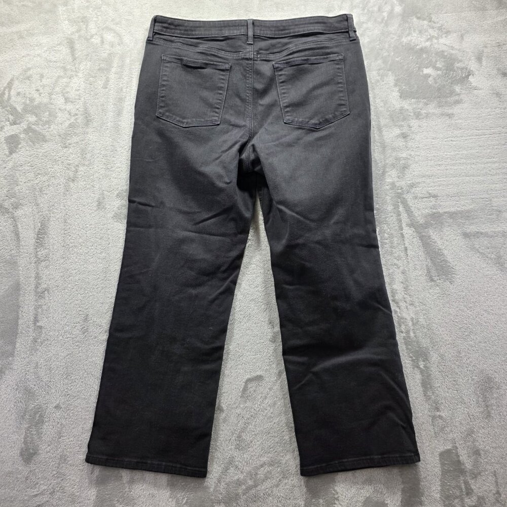 Athleta Jeans Womens 16 Straight Leg Ankle Black Sculptek Denim - Picture 2 of 11